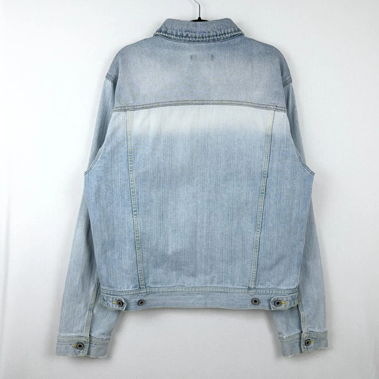 Jack & Jones Chaqueta de Denim Vintage Wash Talla L Azul Claro con Bolsillos en Contraste – photo 2